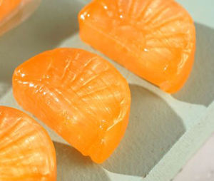 Paquetes de Regalo de Dulces Retro con Forma de Naranja, Golosinas con Sabor Cítrico, Material de Poliéster, Técnica de Forma Libre para Fiestas - Product Image 1