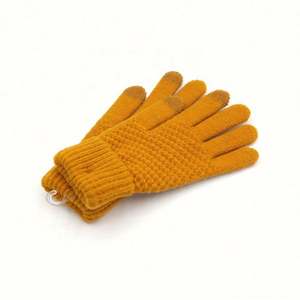 Guantes de Pantalla Táctil OEM a Precio Económico, Guantes de Punto Mágicos Elásticos y Cálidos para Invierno - Product Image 1