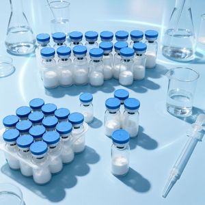 Hot Sale 99% CAS 49557-75-7Copper Peptide Cosmetic Grade Raw Material Blue Copper Peptide / GHK-CU Powder - Product Image 2