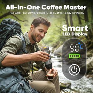 Cafetera Portátil Mini 3 en 1, Nueva 2026, Máquina de Espresso de 20 Bares de Alta Presión, Dispositivo para Preparar Café para Casa, Auto, Camping y Viajes - Product Image 6