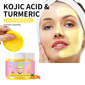 Dischetti Detergenti alla Curcuma con Acido Kojico, 50 Pezzi per Macchie Scure, Schiarenti ed Esfolianti - Product Image 4
