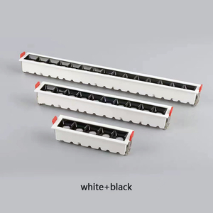 Luz LED Empotrada Lineal Inteligente Zigbee Controlada por Aplicación, Regulable CCT para Tuya WiFi, Moderna Rejilla Lineal Cuadrada de Aluminio - Product Image 2