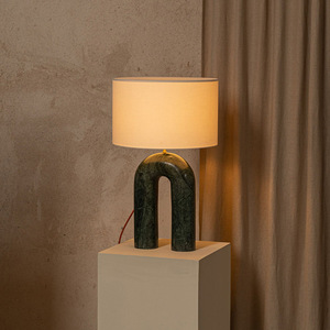 Nordic French Style <b>Table</b> <b>Lamp</b> E27 LED 220V Marble <b>Base</b> For Living Room Bedroom - Product Image 4