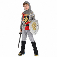 Herren Echo Spartaner-Krieger Halloween-Kostüm für Bühnenauftritte - Luxuriöse Königliche Rüstung Mittelalter Renaissance TV-Film