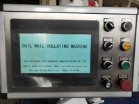 Machine de fabrication de clous de toiture en bobine galvanisée entièrement automatique à grande vitesse, 2800 pièces, avec contrôle PLC, pour clous en bobine revêtus de vinyle