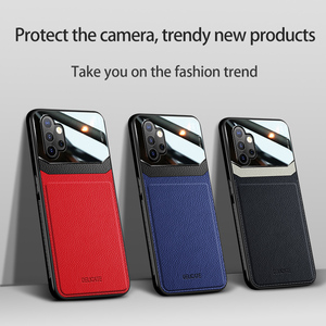 Funda de Piel Sintética para Teléfono Móvil, Estilo Ejecutivo, para A33 A32 <span class=keywords><strong>A52</strong></span> A21S A31 A71 A51 A53 A13 con Protección de Lente y Acabado de Espejo - Product Image 2