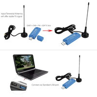 USB 2.0 numérique RTL2832U + R820T2 HDTV TV Tuner récepteur bâton nouveau modèle accessoire électronique pour DVB-T DAB + FM