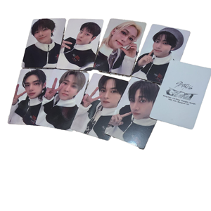 8/15 pièces/ensemble <span class=keywords><strong>Kpop</strong></span> StrayKids GIANT Music Album Photocards Han Hyunjin Felix Selfie Personnel Lomo Cartes Postales en Papier Découpées Fans - Product Image 5