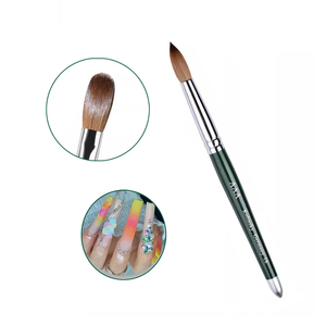 Pinceau à ongles en poils de Kolinsky avec manche en bois, design simple, pour la peinture acrylique, le dessin et la manucure - Product Image 5
