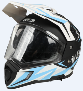 Casque de moto <span class=keywords><strong>cross</strong></span> de haute qualité, personnalisable, couleur au choix, pour rallye tout-terrain, double visière, en promotion - Product Image 2