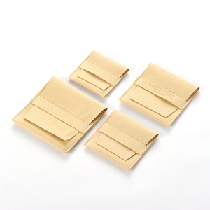Wholesale Custom Logo Printed Microfiber <b>Envelope</b> Pocket Pouch for Ring and Bracelet Jewelry Packaging - Product Image 2
