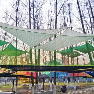 Parc d'aventure forestier Ropecube multi-niveaux avec <span class=keywords><strong>trampoline</strong></span>, structure en acier, filet de protection, équipement de terrain de <span class=keywords><strong>jeu</strong></span> écologique - Product Image 4