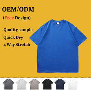Bas quantité minimale de commande personnalisé de haute qualité hommes luxe lourd Polyester coton surdimensionné t-shirt blanc O cou lourd surdimensionné Boxy t-shirt - Product Image 2
