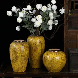 Rustic Pottery Shabby Chic Decoration Home Antique Ceramic Terracotta Vase