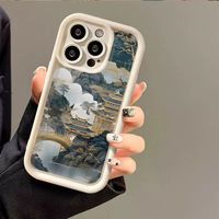 Coques de Téléphone Portable de Luxe Antichoc pour iPhone 17 Air 16 15 Plus Pro Max 14 13 12 11 X – Housse de Protection Anti-Chute avec Logo Personnalisé