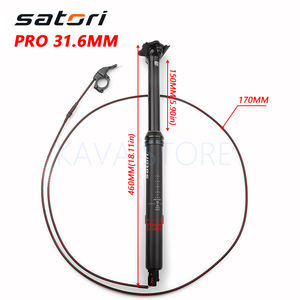 SATORI levage hydraulique 30.9/31.6mm <span class=keywords><strong>Suspension</strong></span> compte-gouttes tige de <span class=keywords><strong>selle</strong></span> <span class=keywords><strong>vtt</strong></span> fil contrôle hauteur réglable Tube de <span class=keywords><strong>selle</strong></span> tige <span class=keywords><strong>selle</strong></span> - Product Image 3