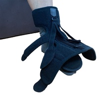 Attelle de nuit améliorée pour fasciite plantaire et pied tombant avec 3 sangles réglables, attelle dorsale pour le pied, disponible en OEM