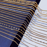 Chaîne épaisse en argent pour hommes, bijou torsadé en acier inoxydable, collier à maillons cubain 24k, perles plaquées or, collier