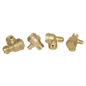 Válvula de Retención Roscada de Latón de 3 Puertos para Compresor de Aire, Repuesto de 10*16*20mm, Accesorio Resistente a la Corrosión - Product Image 1