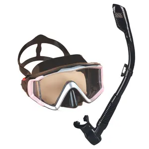 Mascherina per snorkeling Set Anti appannamento per adulti professionale vista di 180 gradi Go Pro Swim maschera per immersioni subacquee