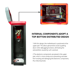 HCW Otomatik Yüksek Hızlı Bariyer Kolu, Soğuk Haddelenmiş Çelik Galvanizli Toz Boyalı Yansıtıcı Işıklı Trafik QR - Product Image 5