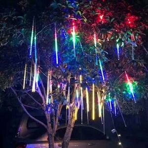 Tube LED PVC double face en gros, design pluie de météores, lumière décorative extérieure étanche, lumière de plafond pour boîte de nuit en forme de glaçon - Product Image 2