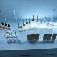 Ensemble de mini-contenants cosmétiques en plastique jetables, flacon compte-gouttes à embout souple pour sérum facial, essence liquide