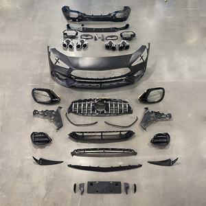 Pare-chocs avant pour CLA W118, modèle <span class=keywords><strong>AMG</strong></span> inclus avec grilles, plastique PP de bonne qualité 2019 2020 2021 - Product Image 1