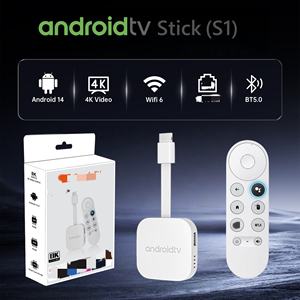 Clé TV Android S1 Allwinner H313 Processeur Quad-Core ARM Wi-Fi double bande 5G 4K Android 14 2/16 Go Boîtier TV intelligent - Product Image 2