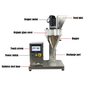Полуавтоматическая машина для розлива порошков, 200 г, 1 кг, 10 кг, 1000 г, машина для розлива порошковых шнеков - Product Image 3
