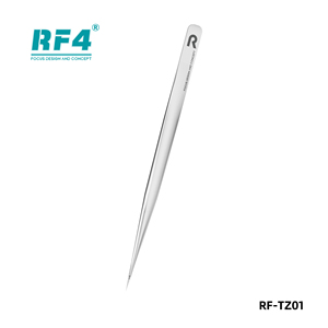 Pinzette di Precisione RF4 TZ01 per Riparazione Telefoni, Antistatiche e Resistenti alla Corrosione <span class=keywords><strong>in</strong></span> Acciaio al Carbonio, Garanzia 1 Anno - Product Image 3