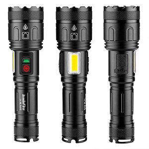 Lampe de poche tactique led étanche, 7 modes, <span class=keywords><strong>flash</strong></span> Xhp160 USB rechargeable, lampe de poche de camping en plein air, 10000 lumens - Product Image 2
