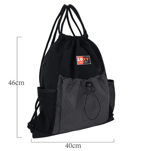 Calzado Deportivo Unisex para Exteriores, Impermeable, de Nailon 5 #   Bolsa Cosmética con Cierre y Cordón, Personalizable con Logotipo, en Tamaños Grande y Pequeño - Product Image 3