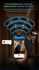 <span class=keywords><strong>Serrature</strong></span> TYSH <span class=keywords><strong>per</strong></span> <span class=keywords><strong>Porte</strong></span> con Riconoscimento Facciale e Impronte Digitali, Compatibili con App Tuya, <span class=keywords><strong>per</strong></span> <span class=keywords><strong>Porte</strong></span> <span class=keywords><strong>in</strong></span> Legno e <span class=keywords><strong>Ferro</strong></span> - Product Image 5