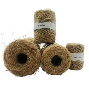 Billig 1mm * 2ply/1 ply natürliche Jute schnur Verpackung Juteseil Geschenk verpackung Seil Hanf Schnur Leinen