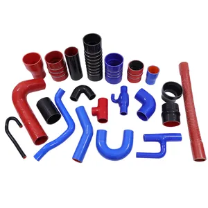 Car Truck Intercooler Connection Cooling System Flexible Straight Elbow Reducer Silicone Rubber Hose