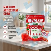 Mélange de boisson liposomale au glutathion avec lycopène et coenzyme Q10, saveur tomate, bien-être quotidien, OEM, ODM, marque privée, emballage personnalisé