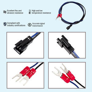 Conector Electrónico Personalizado SMR de 2.5mm con Terminal de Horquilla y Cable de 22awg - Product Image 2