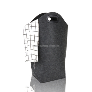 Panier à linge moderne pliable et empilable en feutre, réutilisable, écologique, durable, avec logo personnalisé et design élégant, pour armoire - Product Image 2