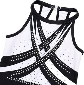 Vente en gros de <span class=keywords><strong>justaucorps</strong></span> de compétition de gymnastique <span class=keywords><strong>artistique</strong></span> rythmique personnalisés pour filles Costumes de pom-pom girl en spandex brillant pour adultes - Product Image 4