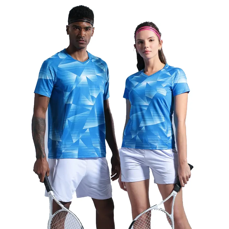 カスタムスポーツウェアクイックドライ男性女性テニスウェアトレーニング服テニスパドルシャツ