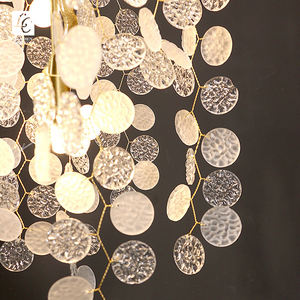 Nuovo Prodotto: Lampadario a Soffitto di Lusso con LED in Vetro Personalizzato per Scale e Ville - Product Image 6