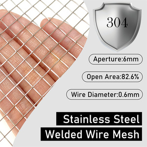 Dây kim loại lưới dây vải màn hình lưới an ninh lưới hàng rào thép không gỉ hàn dệt dây lưới cho bộ lọc - Product Image 6