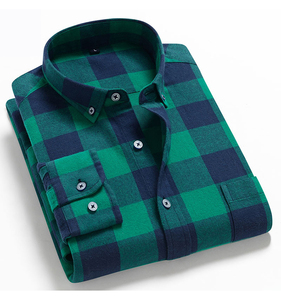 OEM/ODM Camisas Para Hombres Chemise à capuche pour <span class=keywords><strong>homme</strong></span> à <span class=keywords><strong>carreaux</strong></span> manches longues Flanelle lourde Chemise décontractée pour <span class=keywords><strong>homme</strong></span> - Product Image 6