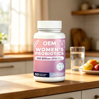 Capsules Probiotiques Véganes OEM à la Canneberge pour la Santé Intestinale des Femmes Adultes – Soin Quotidien