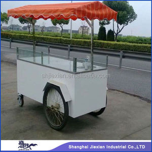 Tricycle de style occidental JX-CR200 pour la vente de hot-dogs/charrette alimentaire/camping-car alimentaire - Product Image 5
