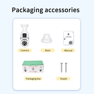 A6 Plus Good Price Dual Lens Wifi <b>Camera</b> Home Baby <b>Wireless</b> Small Indoor Motion Detection <b>Security</b> Light Bulb CCTV Mini <b>Camera</b> - Product Image 6