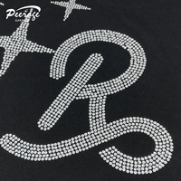 PEERAGE Fabricant Personnalisé Hommes Strass Sérigraphie Box Cut Tee Tshirt 250 Gsm 100% Coton Regular Fit T-shirt pour Hommes Enfant