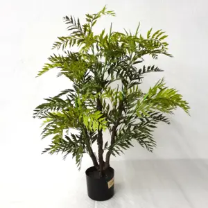 Factory Wholesale Garden Greenery Faux Fake Palm Tree Plants Artificial Indoor Decor