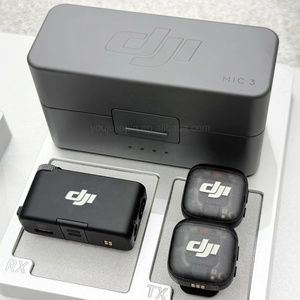 DJI <strong>MIC</strong> 3(2 TX+1 RX+Charging Case) Mikrofon Kabellos DJI Professional Mini Microphone Lavalier Live Broadcast Interview Vlog - Product Image 1
